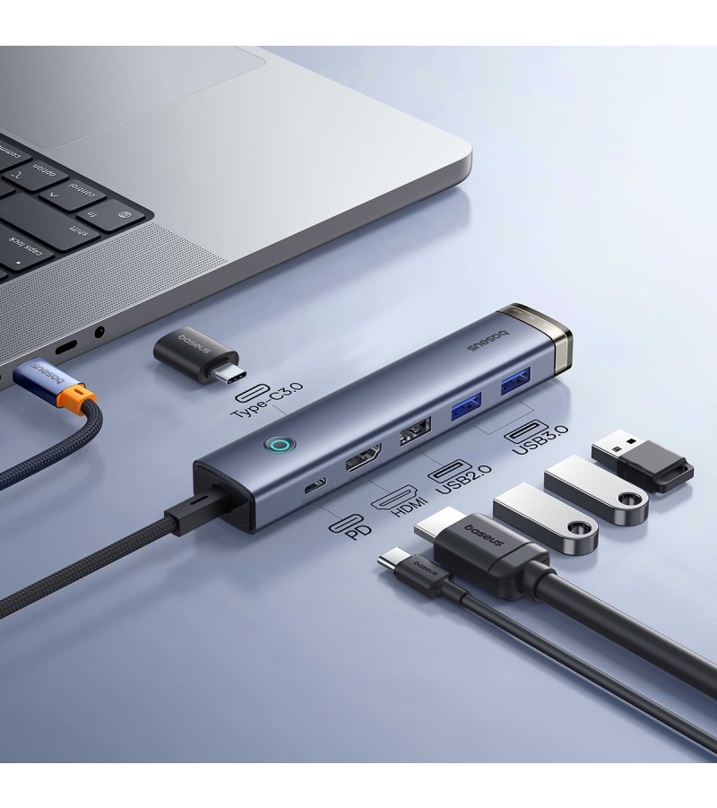 Разветвитель для компьютера Baseus CLARITY 6-Port HUB (00-90013574), CLARITY 6-Port HUB
Разветвитель для компьютера Baseus CLARITY 6-Port HUB (00-90013574), CLARITY 6-Port HUB