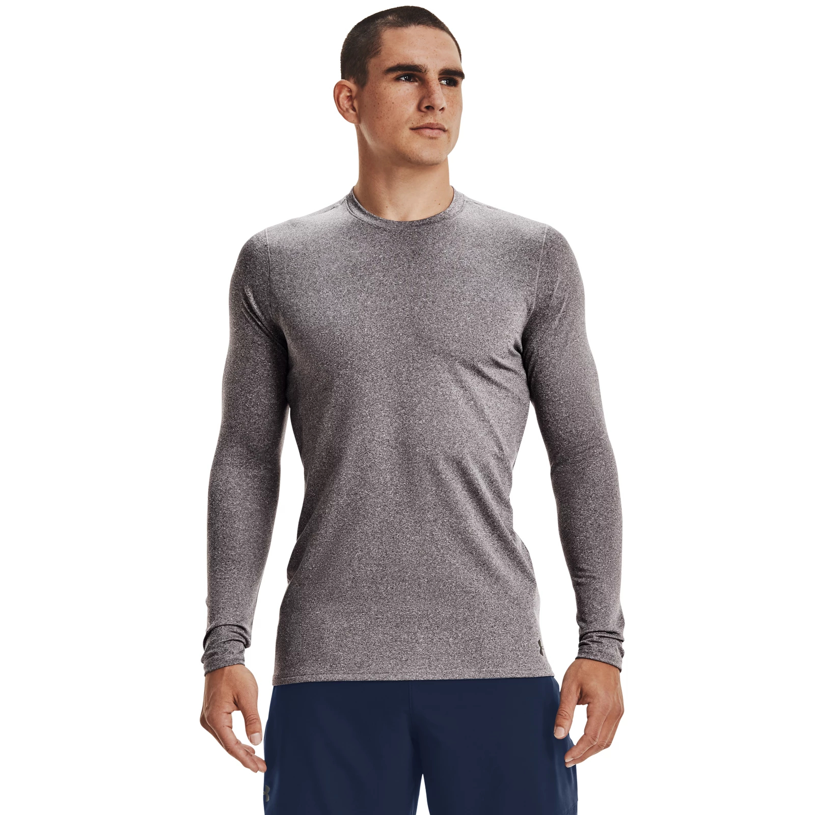 фото Лонгслив мужской under armour 1332491 серый s/m