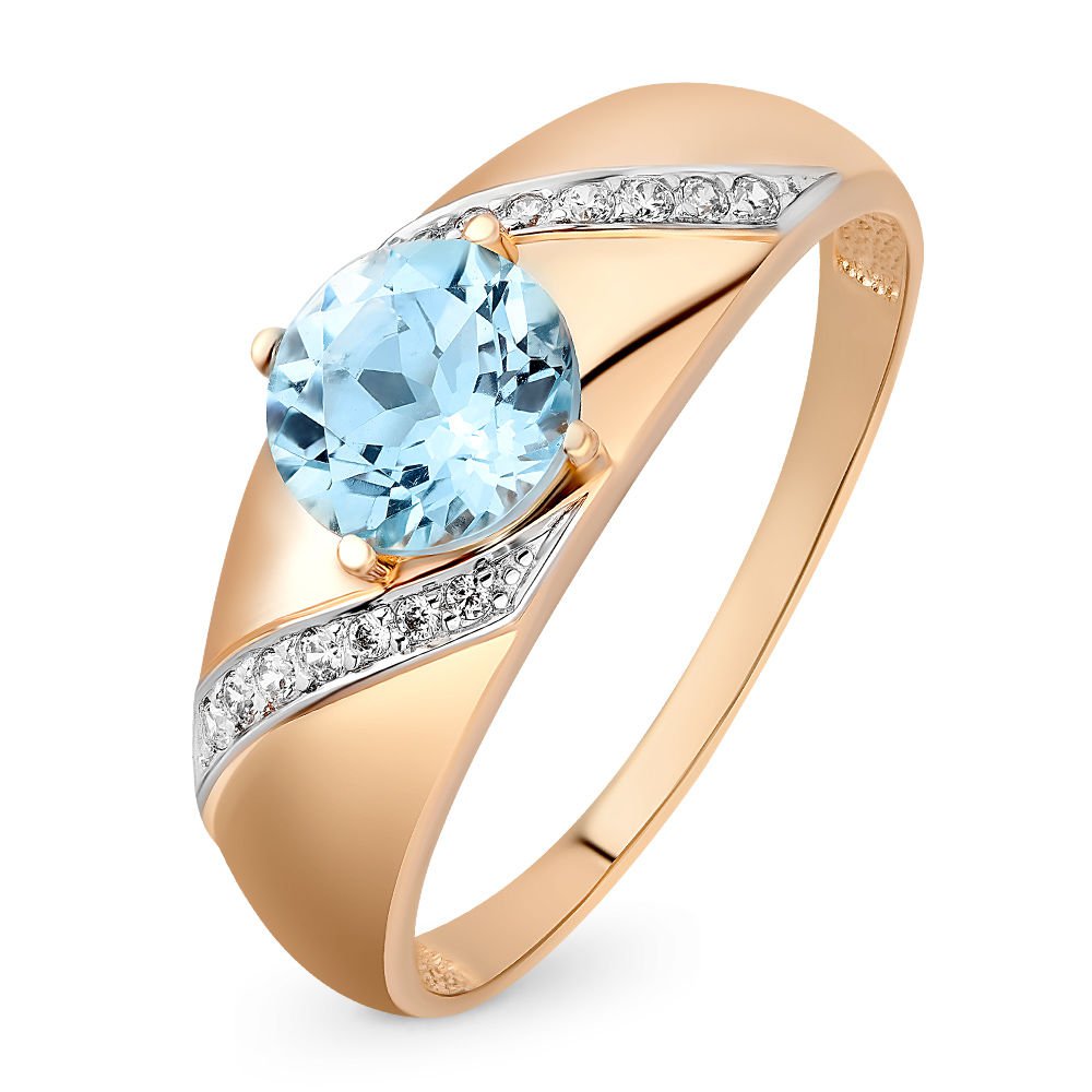 Кольцо женское из красного золота с топазом, фианитом 585Gold 201010766, р, 201010766
Кольцо женское из красного золота с топазом, фианитом 585Gold 201010766, р, 201010766
