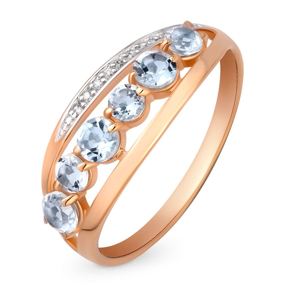 Кольцо женское из красного золота с топазом, фианитом 585Gold 201007939, р, 201007939
Кольцо женское из красного золота с топазом, фианитом 585Gold 201007939, р, 201007939