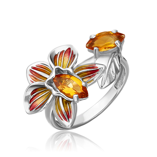 Кольцо из серебра с эмалью/цитрином р. 16 PLATINA jewelry 01-5490-00-206-0200-68, 01-5490-00-206-0200-68
Кольцо из серебра с эмалью/цитрином р. 16 PLATINA jewelry 01-5490-00-206-0200-68, 01-5490-00-206-0200-68