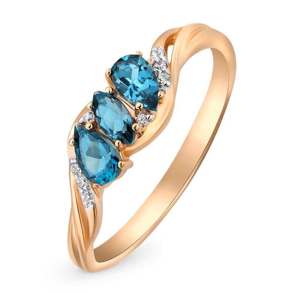 Кольцо женское из красного золота с топазом, фианитом 585Gold 299000009, р, 299000009
Кольцо женское из красного золота с топазом, фианитом 585Gold 299000009, р, 299000009