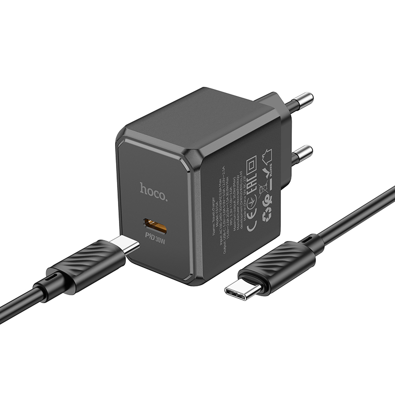 Сетевое зарядное устройство Hoco CS15A быстрая зарядка для Type-C Type-C Black, CS15Aaa
Сетевое зарядное устройство Hoco CS15A быстрая зарядка для Type-C Type-C Black, CS15Aaa
