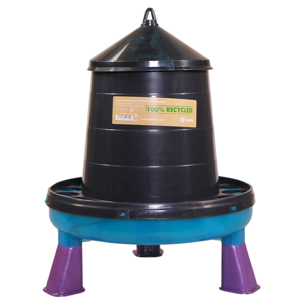 Кормушка бункерная ECO Recycled 4 кг с решеткой с круглыми отверстиями на ножках, 11238
Кормушка бункерная ECO Recycled 4 кг с решеткой с круглыми отверстиями на ножках, 11238