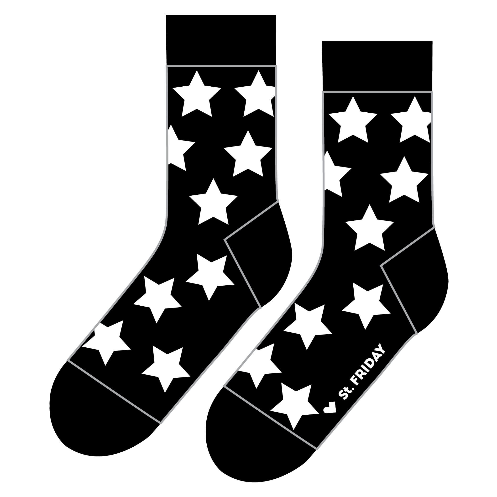 фото Носки мужские st. friday socks 129-19/2 черные 34-37
