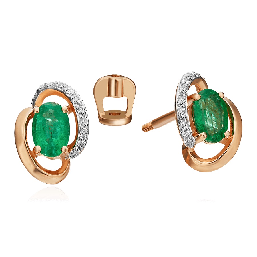 Серьги из красного золота с изумрудом, бриллиантом PLATINA jewelry 02-0972-00-106-1110-30, 02-0972-00-106-1110-30
Серьги из красного золота с изумрудом, бриллиантом PLATINA jewelry 02-0972-00-106-1110-30, 02-0972-00-106-1110-30