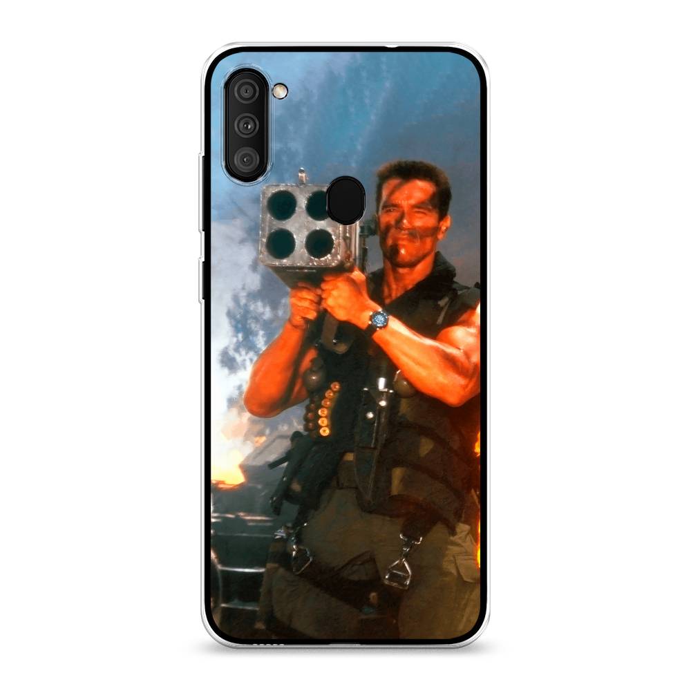 Чехол на Samsung Galaxy A11/M11 "Арнольд Шварцнеггер с базукой", Голубой;коричневый, 2100150-6
Чехол на Samsung Galaxy A11/M11 "Арнольд Шварцнеггер с базукой", Голубой;коричневый, 2100150-6