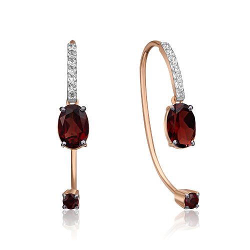 Серьги из красного золота с гранатом/топазом PLATINA jewelry 02-4365-00-264-1110-57, 02-4365-00-264-1110-57
Серьги из красного золота с гранатом/топазом PLATINA jewelry 02-4365-00-264-1110-57, 02-4365-00-264-1110-57