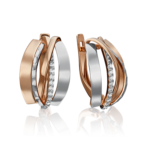 Серьги из белого золота/красного золота с фианитом PLATINA jewelry 02-4295-00-401-1111-42, 02-4295-00-401-1111-42
Серьги из белого золота/красного золота с фианитом PLATINA jewelry 02-4295-00-401-1111-42, 02-4295-00-401-1111-42