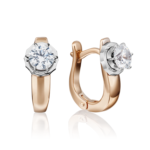 Серьги из белого золота/красного золота с фианитом PLATINA jewelry 02-4290-00-501-1111-38, 02-4290-00-501-1111-38
Серьги из белого золота/красного золота с фианитом PLATINA jewelry 02-4290-00-501-1111-38, 02-4290-00-501-1111-38