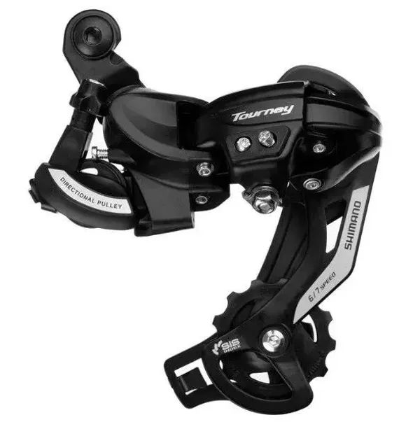 Переключатель задний SHIMANO Tourney, TY500, 6/7 скоростей, крепление на петух, без упаков, Черный, Tourney TY500
Переключатель задний SHIMANO Tourney, TY500, 6/7 скоростей, крепление на петух, без упаков, Черный, Tourney TY500