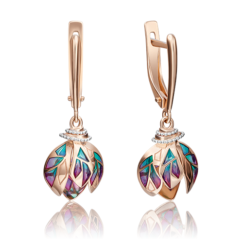 Серьги из красного золота с эмалью PLATINA jewelry 02-4196-00-000-1110-48, 02-4196-00-000-1110-48
Серьги из красного золота с эмалью PLATINA jewelry 02-4196-00-000-1110-48, 02-4196-00-000-1110-48