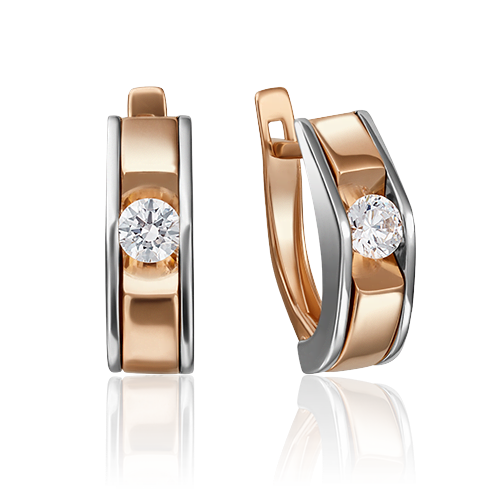 Серьги из белого золота/красного золота с фианитом PLATINA jewelry 02-4138-00-501-1111-38, 02-4138-00-501-1111-38
Серьги из белого золота/красного золота с фианитом PLATINA jewelry 02-4138-00-501-1111-38, 02-4138-00-501-1111-38