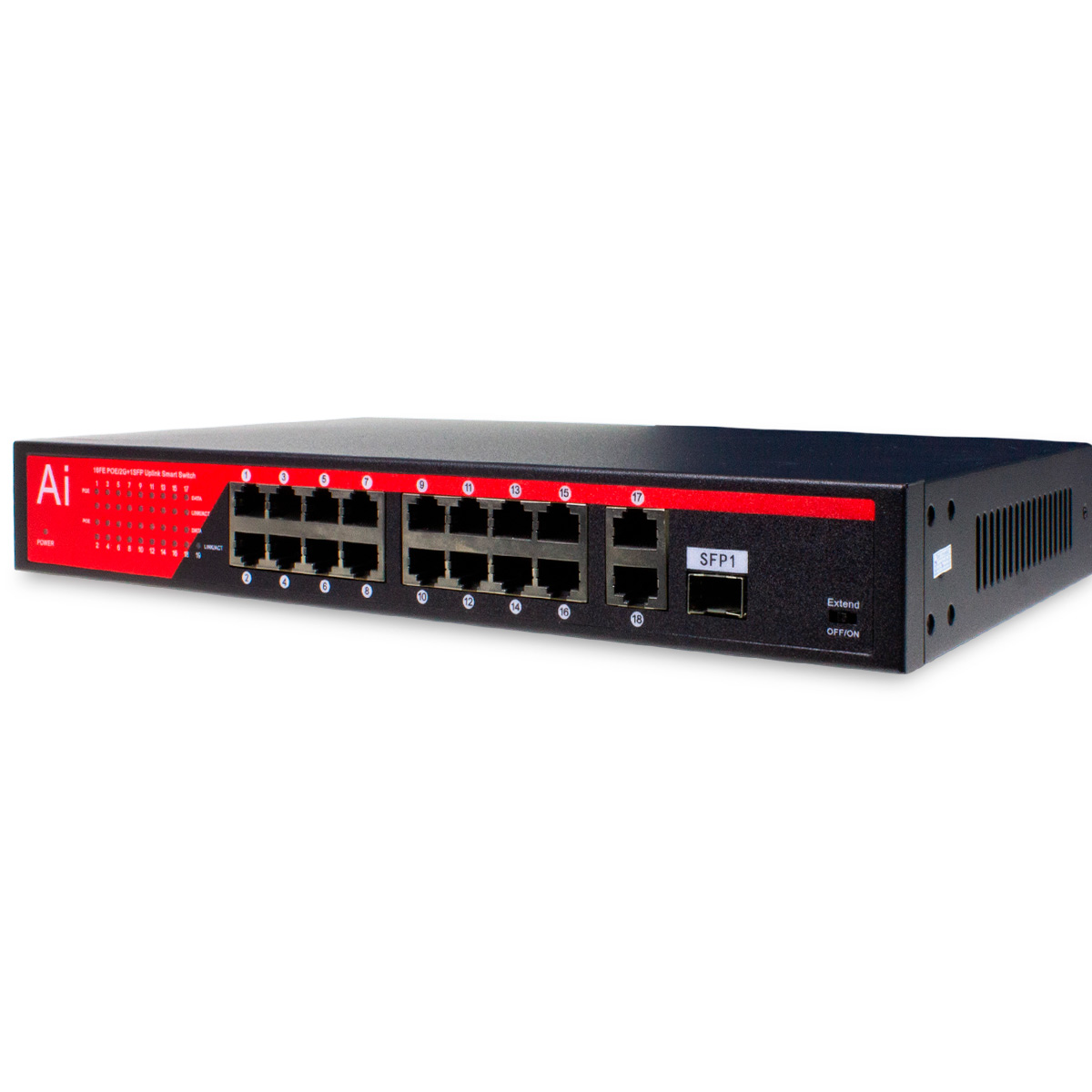 Сетевой коммутатор POE +100+Мб/сек 16 портов Ps-Link PS-P2019GF / 16 POE / 2 uplink, PS-P2019GF
Сетевой коммутатор POE +100+Мб/сек 16 портов Ps-Link PS-P2019GF / 16 POE / 2 uplink, PS-P2019GF