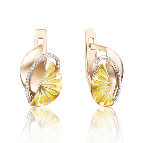 Серьги из красного золота/желтого золота с эмалью PLATINA jewelry 02-4053-00-000-1113-65, 02-4053-00-000-1113-65
Серьги из красного золота/желтого золота с эмалью PLATINA jewelry 02-4053-00-000-1113-65, 02-4053-00-000-1113-65