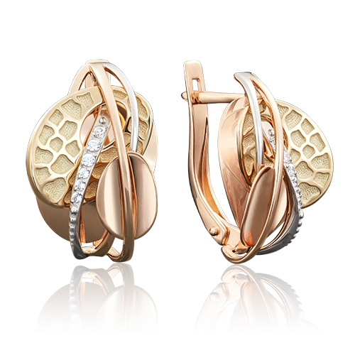 Серьги из комбинированного золота с фианитом PLATINA jewelry 02-3899-00-401-1140-66, 02-3899-00-401-1140-66
Серьги из комбинированного золота с фианитом PLATINA jewelry 02-3899-00-401-1140-66, 02-3899-00-401-1140-66