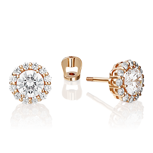 Серьги из красного золота с фианитом PLATINA jewelry 02-2493-00-401-1110-23, 02-2493-00-401-1110-23
Серьги из красного золота с фианитом PLATINA jewelry 02-2493-00-401-1110-23, 02-2493-00-401-1110-23