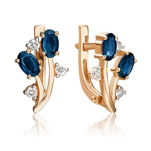 Серьги из красного золота с сапфиром/бриллиантом PLATINA jewelry 02-0381-00-105-1110-30, 02-0381-00-105-1110-30
Серьги из красного золота с сапфиром/бриллиантом PLATINA jewelry 02-0381-00-105-1110-30, 02-0381-00-105-1110-30