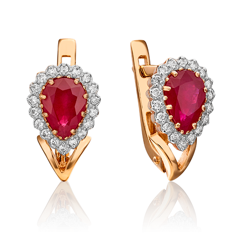 Серьги из красного золота с рубином/бриллиантом PLATINA jewelry 02-0189-00-107-1110-30, 02-0189-00-107-1110-30
Серьги из красного золота с рубином/бриллиантом PLATINA jewelry 02-0189-00-107-1110-30, 02-0189-00-107-1110-30