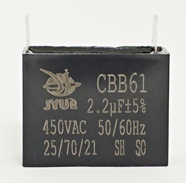 2,2 мкф 450В (37х16х29) 5% с клеммами CBB-61 Конденсатор пусковой, 2,2мкФ/450В клем
2,2 мкф 450В (37х16х29) 5% с клеммами CBB-61 Конденсатор пусковой, 2,2мкФ/450В клем