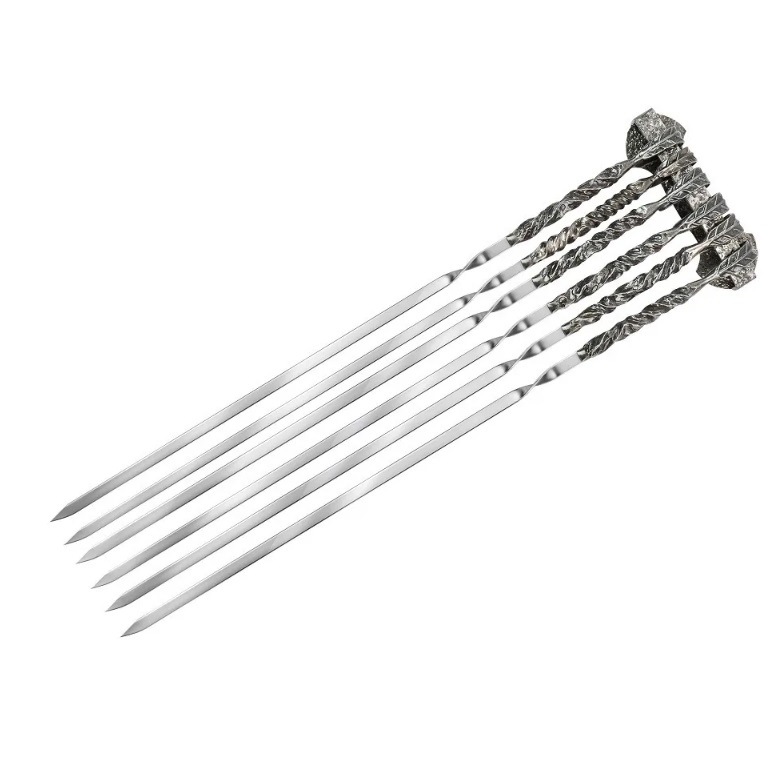 фото Набор кованых шампуров с подвесом/крепление на стену/13/14 nobrand