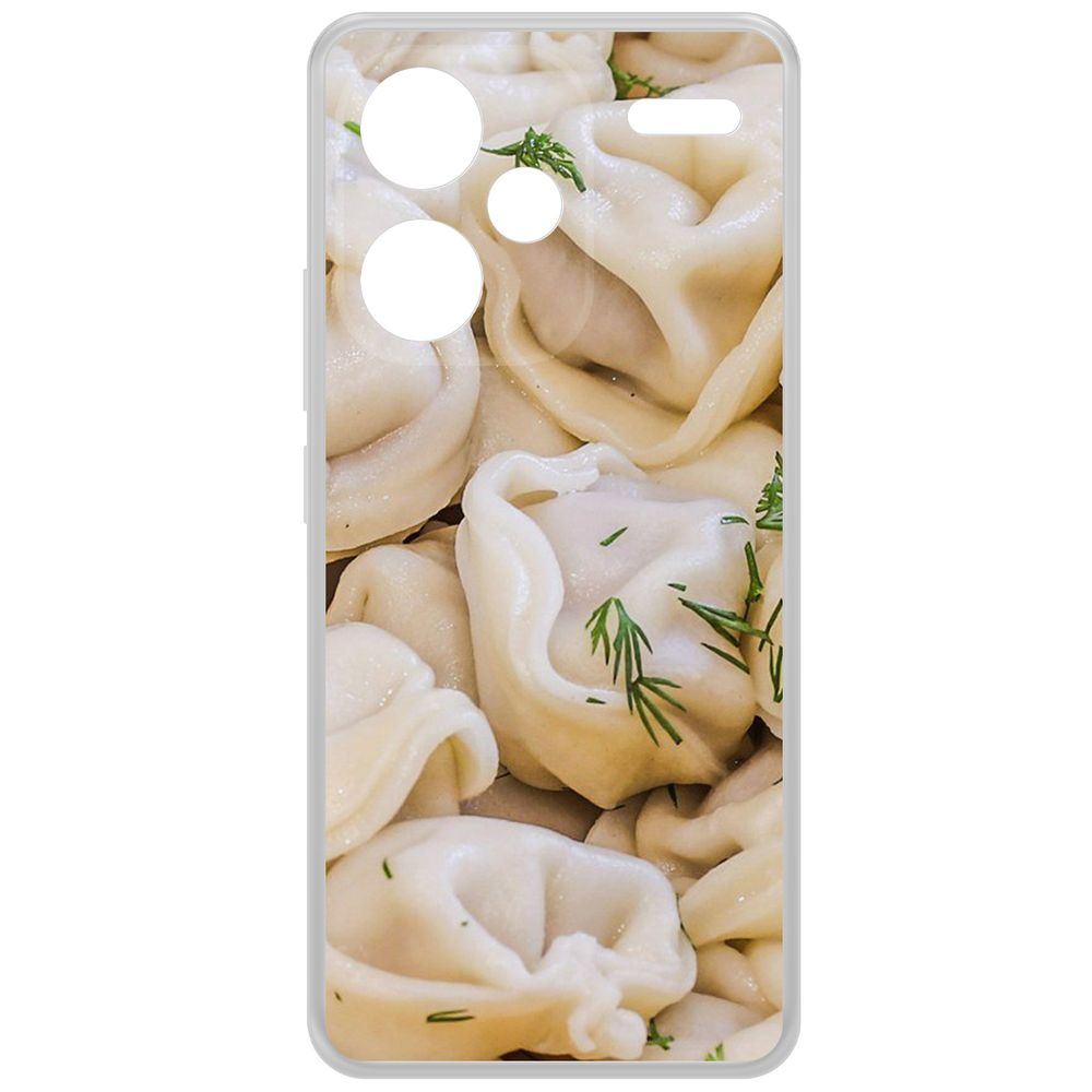 Чехол-накладка Krutoff Clear Case Пельмешки для Xiaomi Redmi Note 13 Pro+ 5G, Прозрачный
Чехол-накладка Krutoff Clear Case Пельмешки для Xiaomi Redmi Note 13 Pro+ 5G, Прозрачный