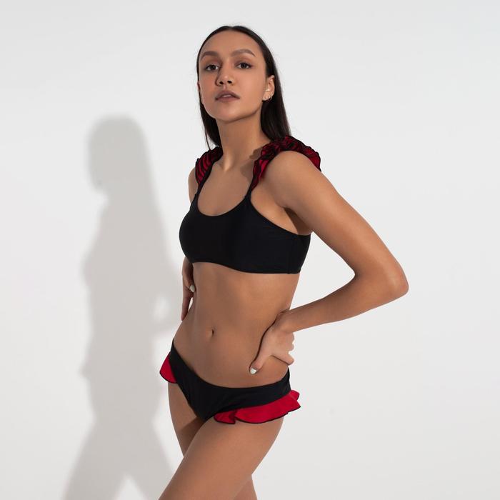 фото Купальник раздельный minaku carmen, размер 50, цвет красно-черный