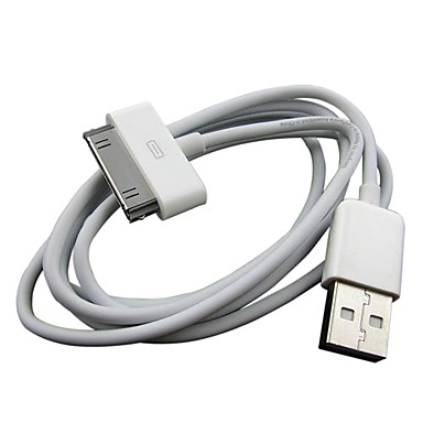 Кабель для зарядки и синхронизации с разъемом USB для iPhone 4/3GS/3G, iPod, iPad 2/3, 006725
Кабель для зарядки и синхронизации с разъемом USB для iPhone 4/3GS/3G, iPod, iPad 2/3, 006725