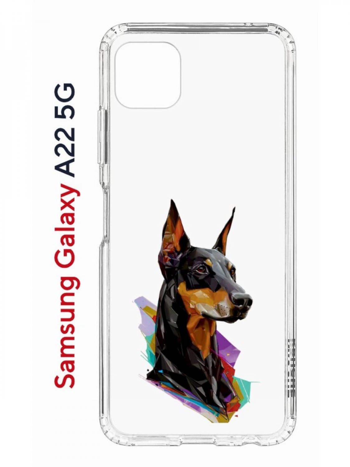 Чехол на Samsung Galaxy A22s 5G с принтом Kruche Print Доберман, противоударный бампер, Прозрачный;черный;коричневый;оранжевый, Самсунг Галакси А22с 5джи
Чехол на Samsung Galaxy A22s 5G с принтом Kruche Print Доберман, противоударный бампер, Прозрачный;черный;коричневый;оранжевый, Самсунг Галакси А22с 5джи