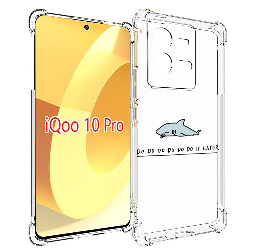 Чехол MyPads Мини-акула для Vivo iQOO 10 Pro, Прозрачный, Tocco 
Чехол MyPads Мини-акула для Vivo iQOO 10 Pro, Прозрачный, Tocco