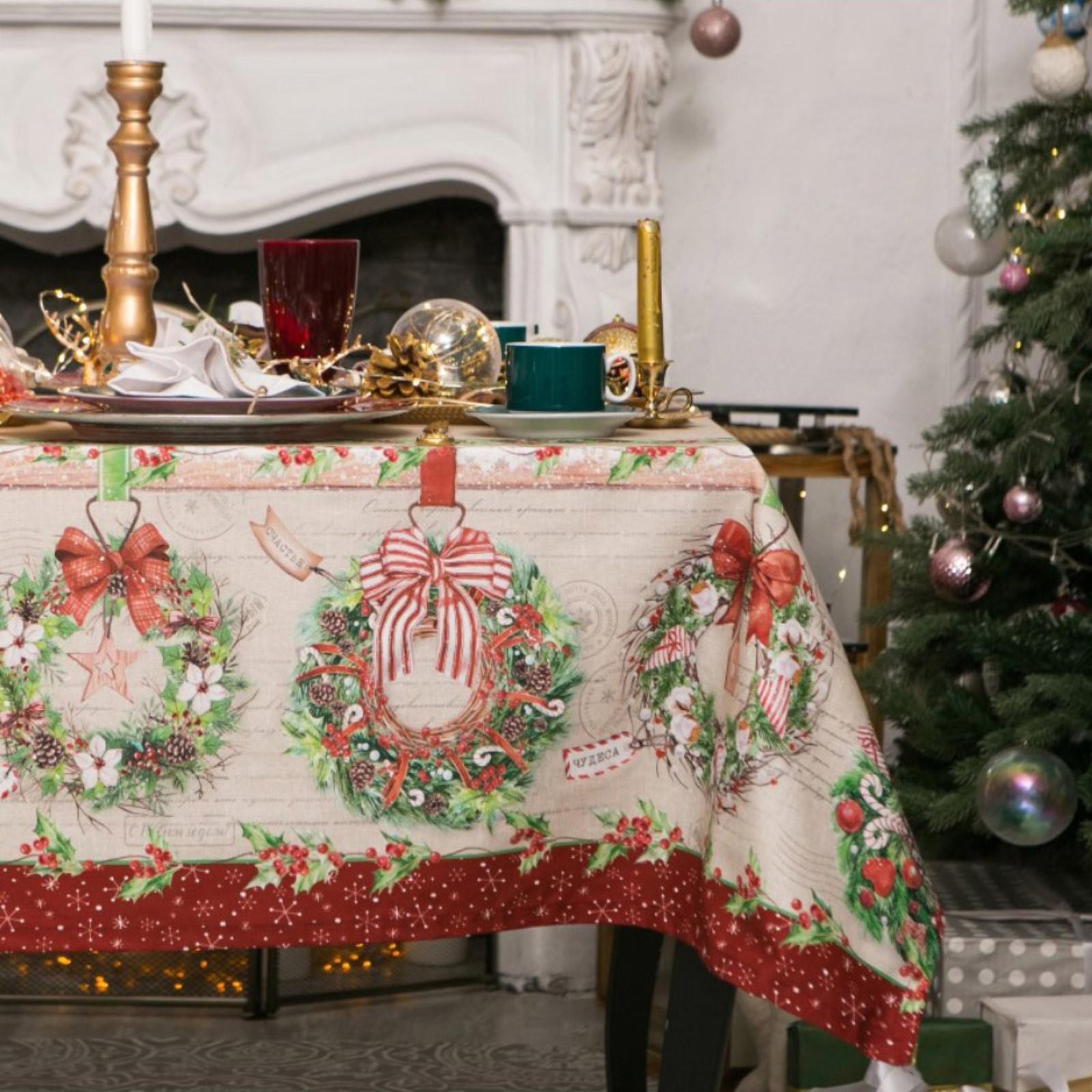 Скатерть "Этель" Новогоднее настроение 147х250 см,100% хл,саржа 190гр/м2 с ГМВО, Бежевый
Скатерть "Этель" Новогоднее настроение 147х250 см,100% хл,саржа 190гр/м2 с ГМВО, Бежевый