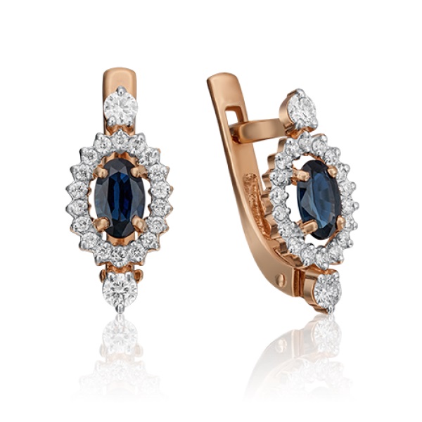 Серьги из красного золота с сапфиром, бриллиантом PLATINA jewelry 02-0824-00-105-1110-30, 02-0824-00-105-1110-30
Серьги из красного золота с сапфиром, бриллиантом PLATINA jewelry 02-0824-00-105-1110-30, 02-0824-00-105-1110-30
