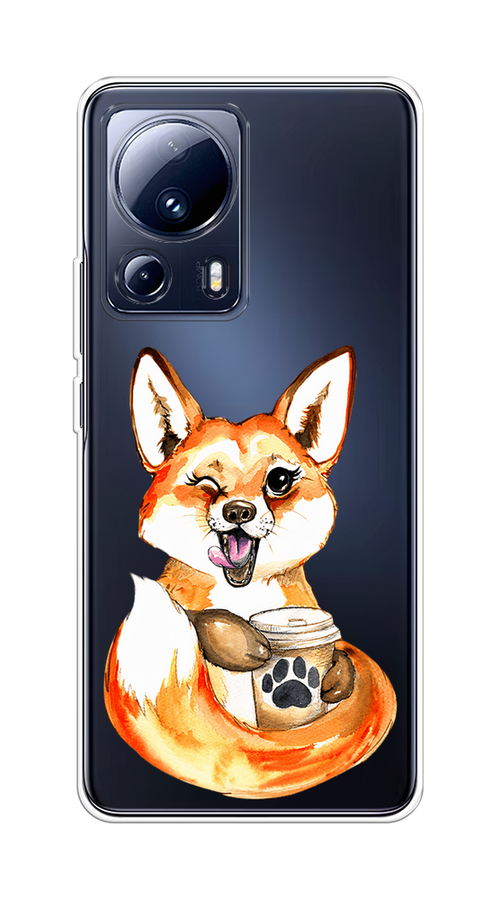 Чехол на Xiaomi 13 Lite "Подмигивающая лиса с кофе", Оранжевый;белый;коричневый, 318150-4
Чехол на Xiaomi 13 Lite "Подмигивающая лиса с кофе", Оранжевый;белый;коричневый, 318150-4