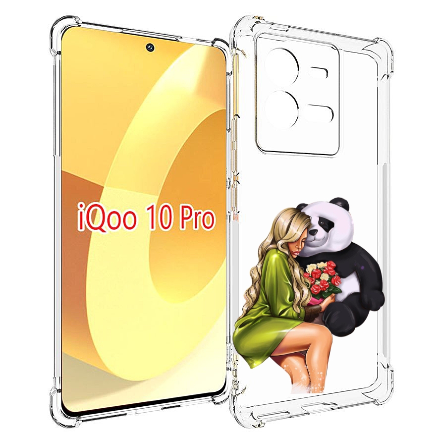 Чехол MyPads Девушка-с-пандой-с-букетом женский для Vivo iQOO 10 Pro, Прозрачный, Tocco
Чехол MyPads Девушка-с-пандой-с-букетом женский для Vivo iQOO 10 Pro, Прозрачный, Tocco