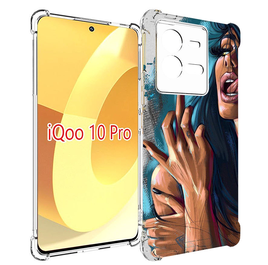 Чехол MyPads Девушка-нарисованная-дерзкая женский для Vivo iQOO 10 Pro, Прозрачный, Tocco
Чехол MyPads Девушка-нарисованная-дерзкая женский для Vivo iQOO 10 Pro, Прозрачный, Tocco