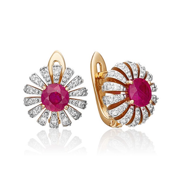 Серьги из красного золота с рубином, бриллиантом PLATINA jewelry 02-0759-00-107-1110-30, 02-0759-00-107-1110-30
Серьги из красного золота с рубином, бриллиантом PLATINA jewelry 02-0759-00-107-1110-30, 02-0759-00-107-1110-30