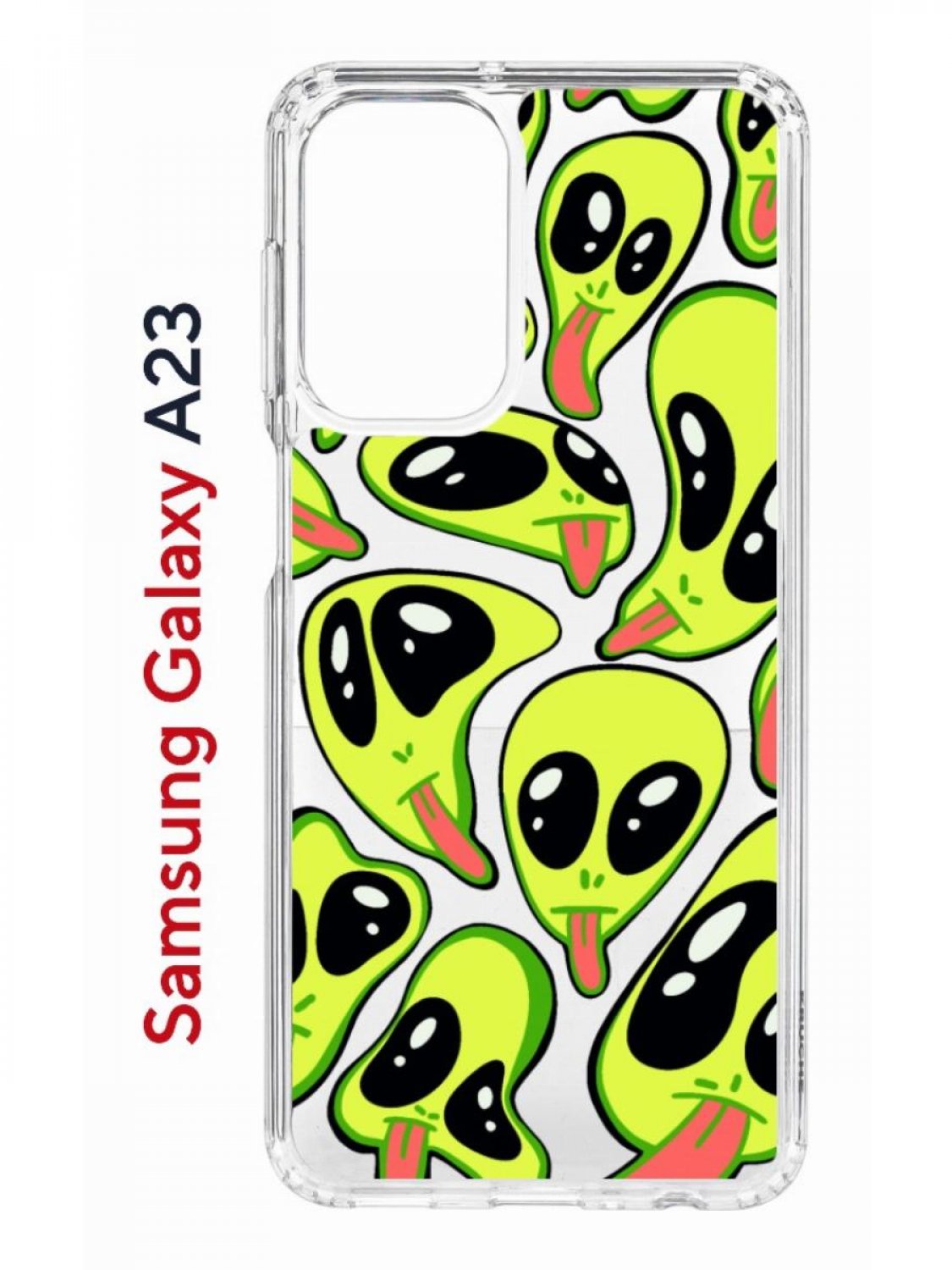 Чехол на Samsung A23 Kruche Print Инопланетянин, противоударный бампер, с защитой камеры, Прозрачный;зеленый;черный;розовый, Самсунг Галакси А23
Чехол на Samsung A23 Kruche Print Инопланетянин, противоударный бампер, с защитой камеры, Прозрачный;зеленый;черный;розовый, Самсунг Галакси А23