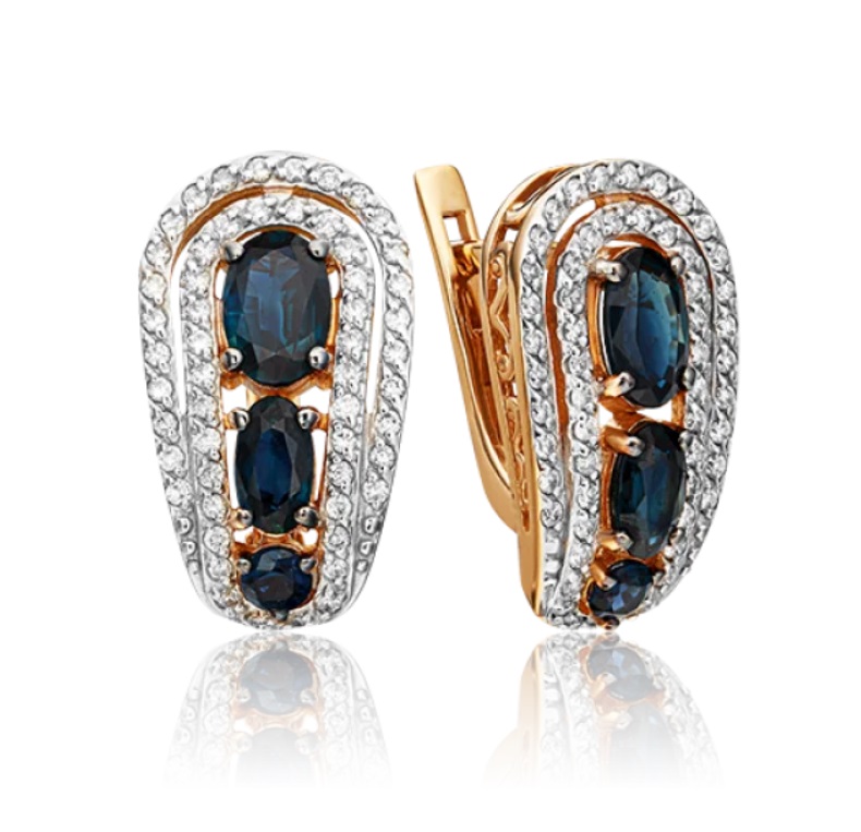 Серьги из красного золота с сапфиром, бриллиантом PLATINA jewelry 02-0739-00-105-1110-30, 02-0739-00-105-1110-30
Серьги из красного золота с сапфиром, бриллиантом PLATINA jewelry 02-0739-00-105-1110-30, 02-0739-00-105-1110-30