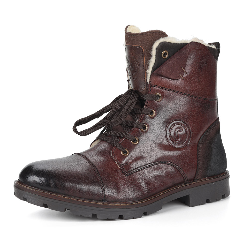 фото Ботинки мужские rieker 32133-25 коричневые 42 ru