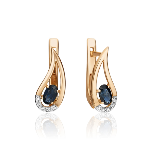 Серьги из красного золота с сапфиром, бриллиантом PLATINA jewelry 02-0379-00-105-1110-30, 02-0379-00-105-1110-30
Серьги из красного золота с сапфиром, бриллиантом PLATINA jewelry 02-0379-00-105-1110-30, 02-0379-00-105-1110-30