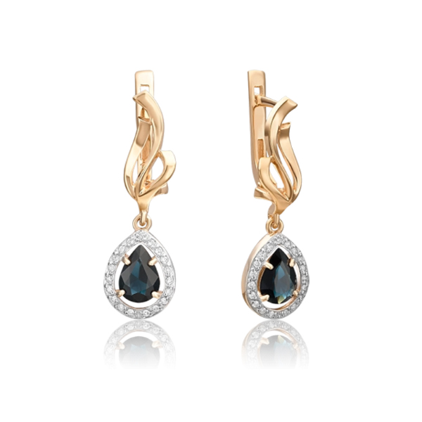 Серьги из красного золота с сапфиром, бриллиантом PLATINA jewelry 02-0181-00-105-1110-30, 02-0181-00-105-1110-30
Серьги из красного золота с сапфиром, бриллиантом PLATINA jewelry 02-0181-00-105-1110-30, 02-0181-00-105-1110-30