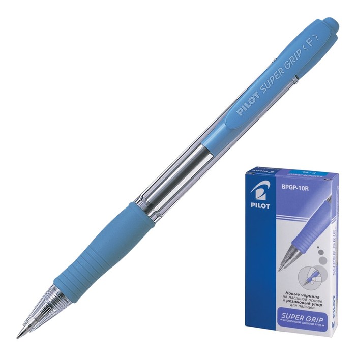 Ручка шариковая автомат Pilot Super Grip 0.7 SL резиновый упор, масляная основа стержень с
Ручка шариковая автомат Pilot Super Grip 0.7 SL резиновый упор, масляная основа стержень с