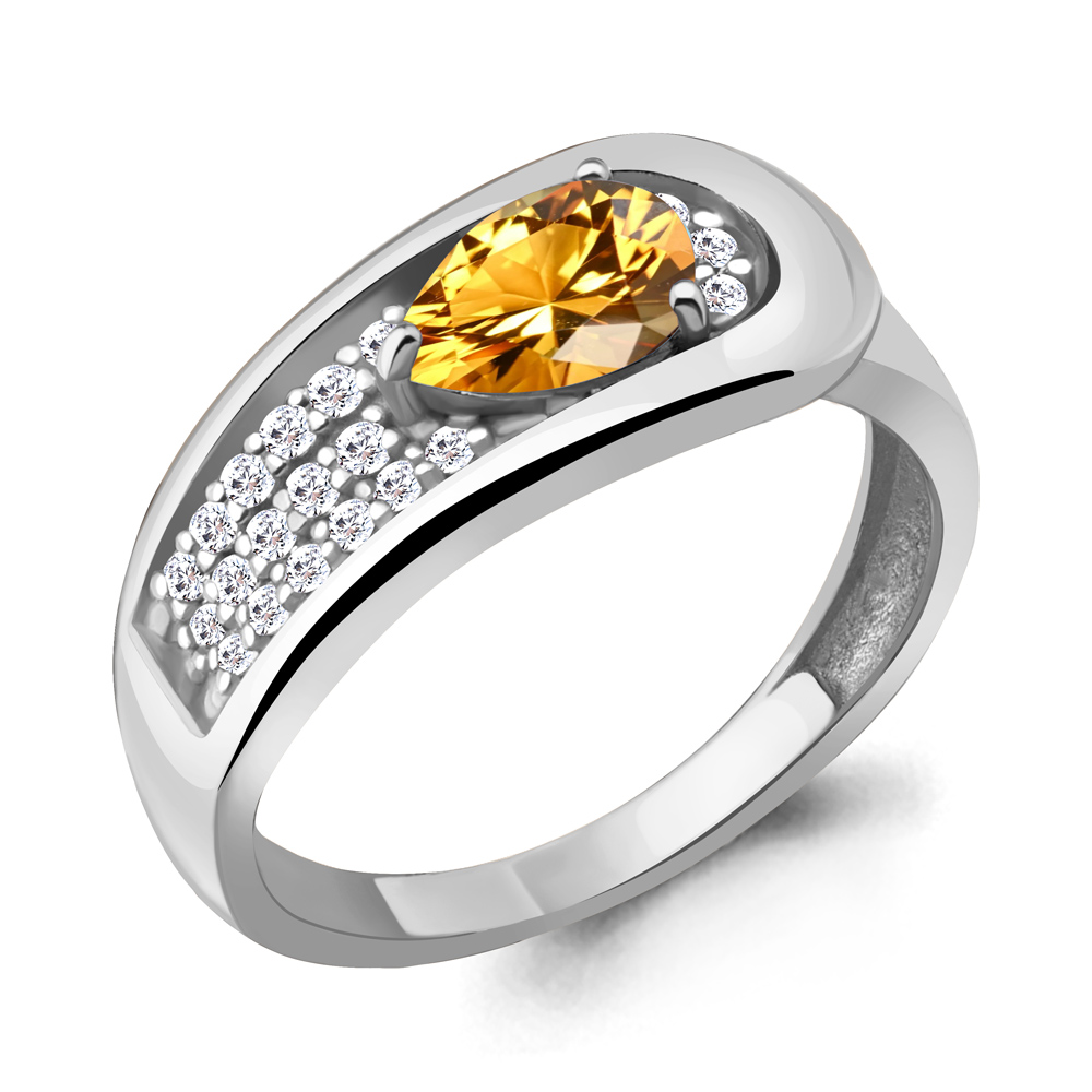 Кольцо из серебра с цитрином\фианитом Aquamarine Aquamarine 6969006А_925_р р, 6969006А_925_р
Кольцо из серебра с цитрином\фианитом Aquamarine Aquamarine 6969006А_925_р р, 6969006А_925_р