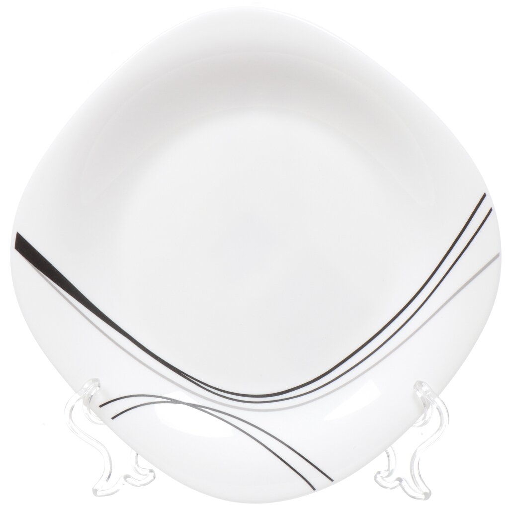 Тарелка десертная, стеклокерамика, 19 см, квадратная, Токио, Daniks, FFP-85-K1306-2/NFP85T
Тарелка десертная, стеклокерамика, 19 см, квадратная, Токио, Daniks, FFP-85-K1306-2/NFP85T