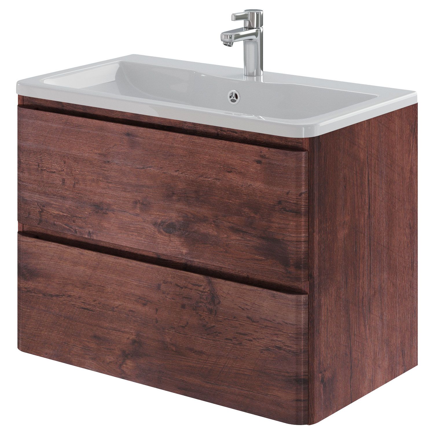 фото Тумба с раковиной подвесная итана roberto 80 795х456х606