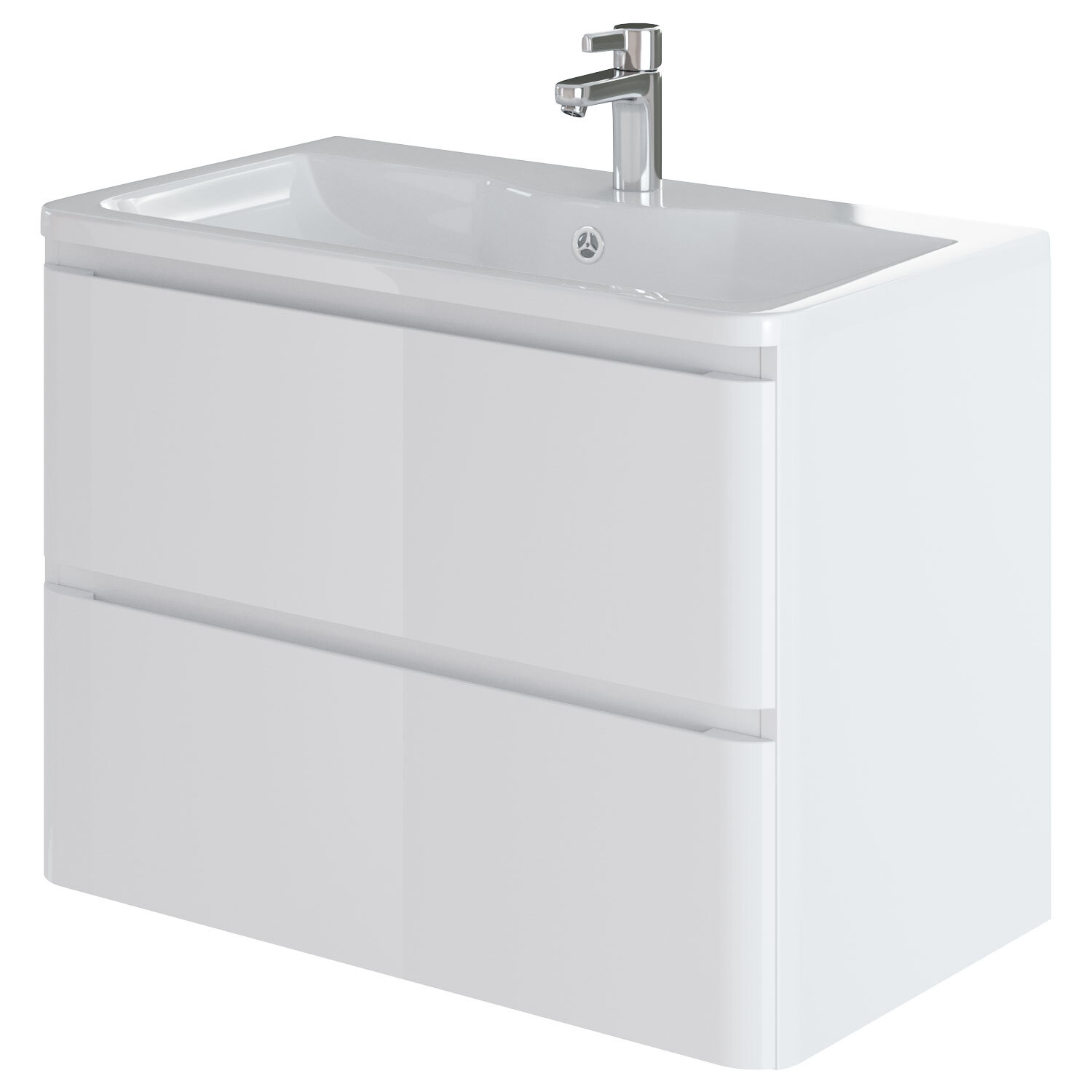 фото Тумба с раковиной подвесная итана roberto 80 795х456х606