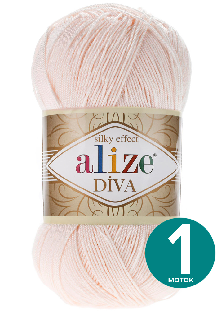 Пряжа Alize Diva (Ализе Дива) - пудра (382), 100 г / 350 м (100% микрофибра акрил) - 1 шт, Розовый, Divа klubоk.shор
Пряжа Alize Diva (Ализе Дива) - пудра (382), 100 г / 350 м (100% микрофибра акрил) - 1 шт, Розовый, Divа klubоk.shор