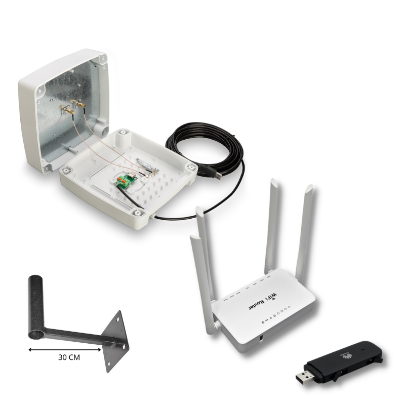 Комплект интернета WiFi для дачи и дома 3G/4G/LTE - KSS15-Ubox с модемом Huawei 3372-320
Комплект интернета WiFi для дачи и дома 3G/4G/LTE - KSS15-Ubox с модемом Huawei 3372-320