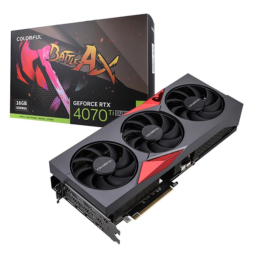Видеокарта Colorful NVIDIA GeForce RTX 4070 Ti SUPER NB EX, GeForce RTX 4070 Ti SUPER NB EX
Видеокарта Colorful NVIDIA GeForce RTX 4070 Ti SUPER NB EX, GeForce RTX 4070 Ti SUPER NB EX