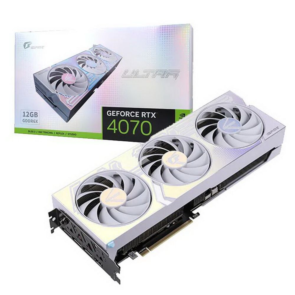 Видеокарта Colorful NVIDIA GeForce RTX 4070 iGame Ultra W OC-V, GeForce RTX 4070 iGame Ultra W OC-V
Видеокарта Colorful NVIDIA GeForce RTX 4070 iGame Ultra W OC-V, GeForce RTX 4070 iGame Ultra W OC-V